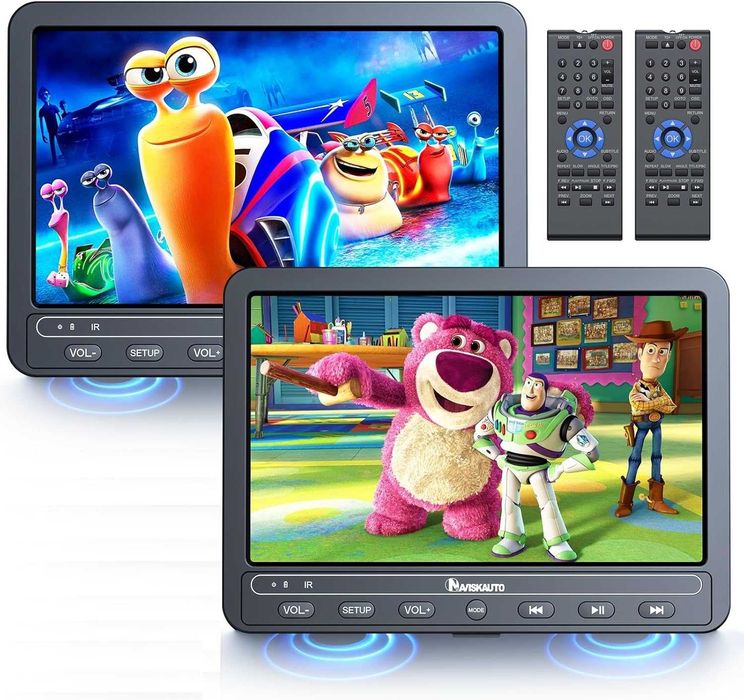 Naviskauto przenośny Blu-Ray DVD Player 10,5" z 2 ekranami