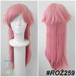 Yuno Gasai Mirai Nikki różowa peruka cosplay wig długa z grzywką