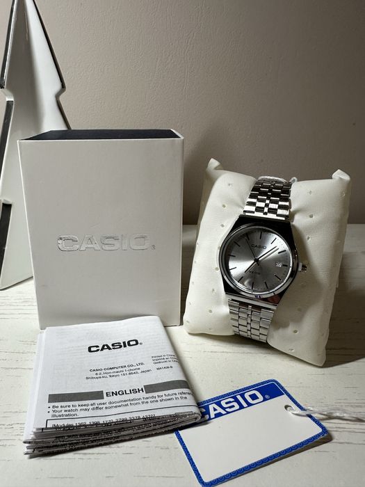 Casio MTP-145B Steel Silver | касіо мтп 145б білі | Casio mtp 145b