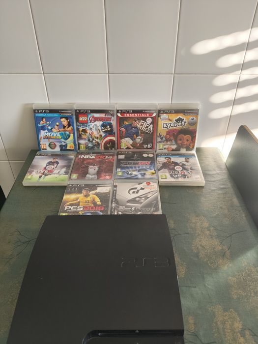 Ps3 com 1 jogo a escolha