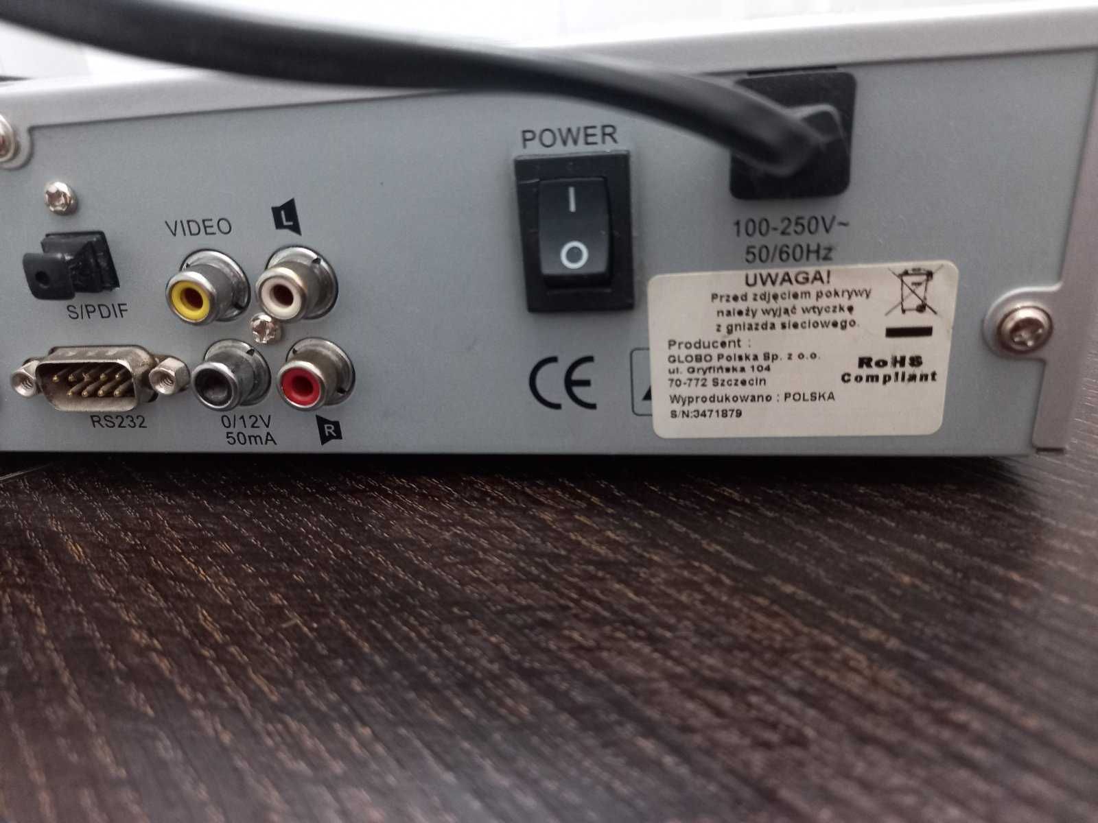 Тюнер рабочий ресивер Digital 6100 пульт аудио видео кабель тюльпаны