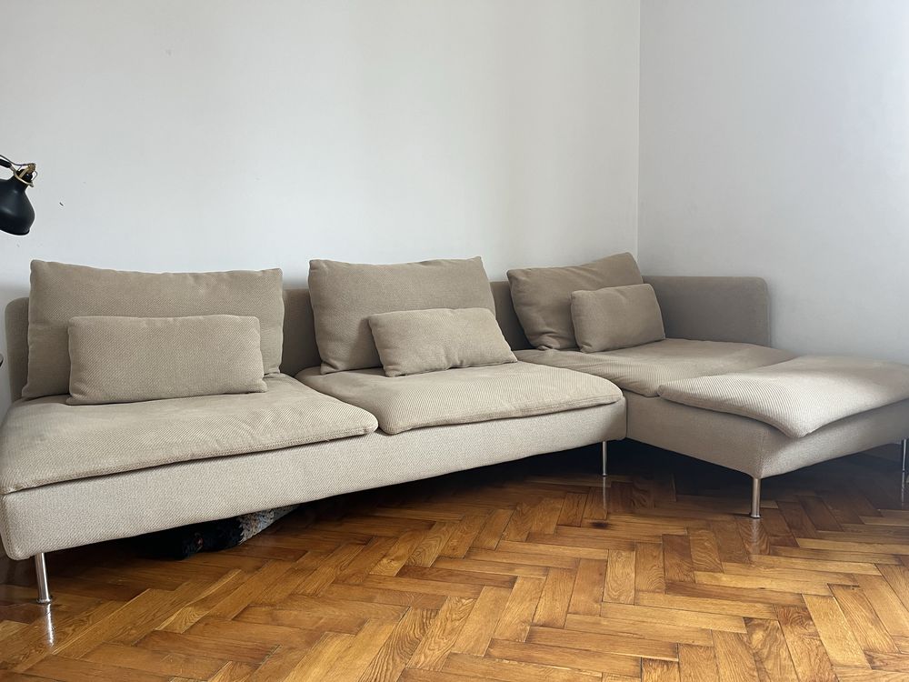 Ikea Soderhamn Sofa 4-osobowa, dwa pokrycia.