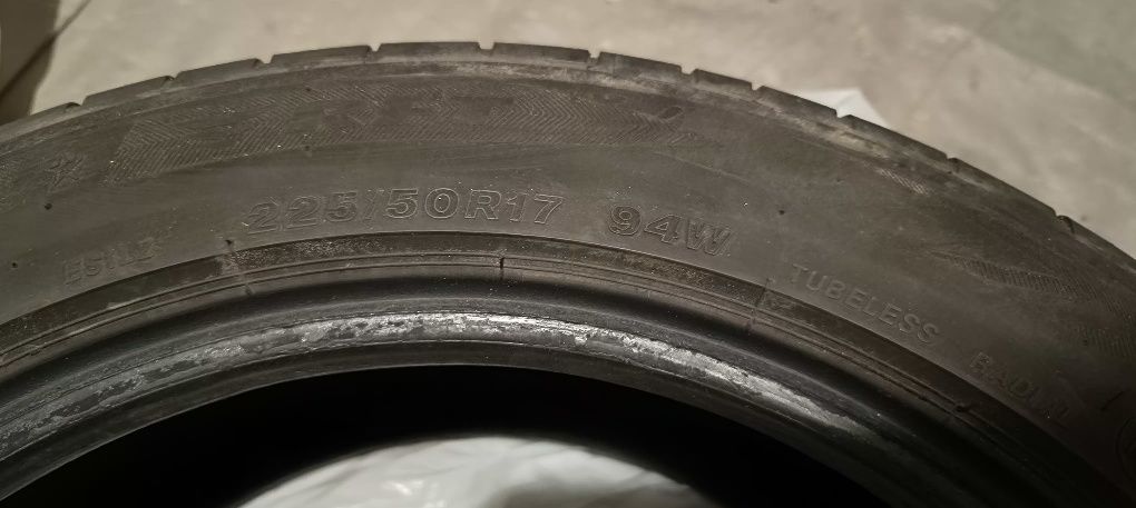 Opony letnie Bridgestone 225 50 R17 komplet 4 szt