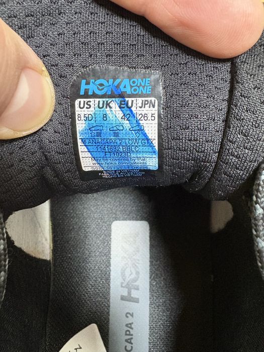 Чоловічі трекінгові кросівки/для міста Hoka Anacapa 2 Gore Tex 42