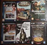 retro gry PC DVD BOX 6 szt, CI games, TopWare, Hired Guns, Raven Squad