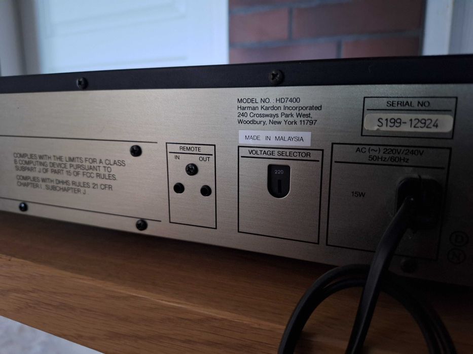 odtwarzacz cd harman kardon HD 7400