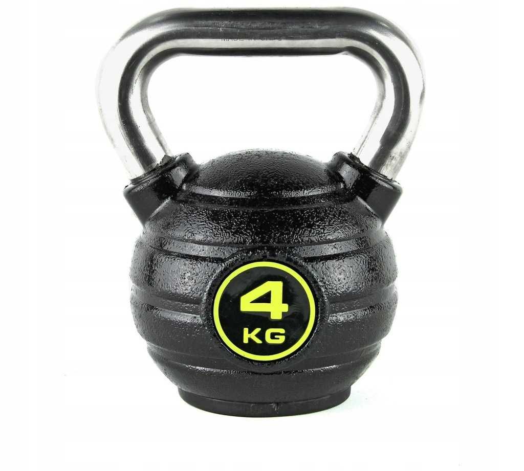 Opti Kettlebell hantla żeliwna 4 kg