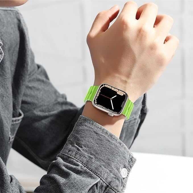 Anlinser Silikonowy sportowy pasek  do zegarka Apple Watch 41 mm