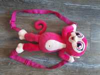 Plecak małpka różowy