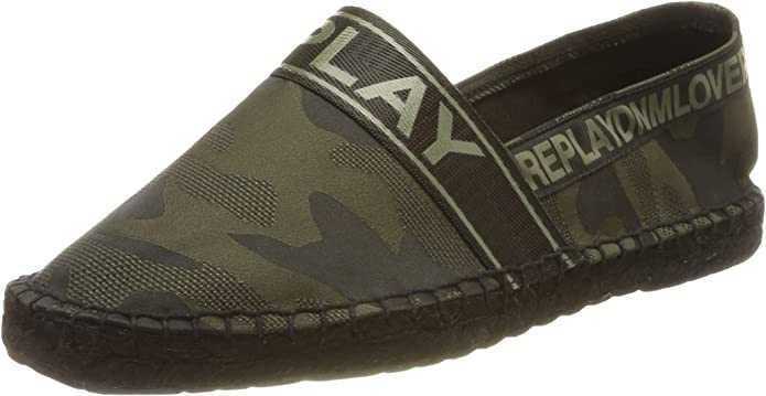 Męskie klapki espadryle Replay Cabo Camo r. 40