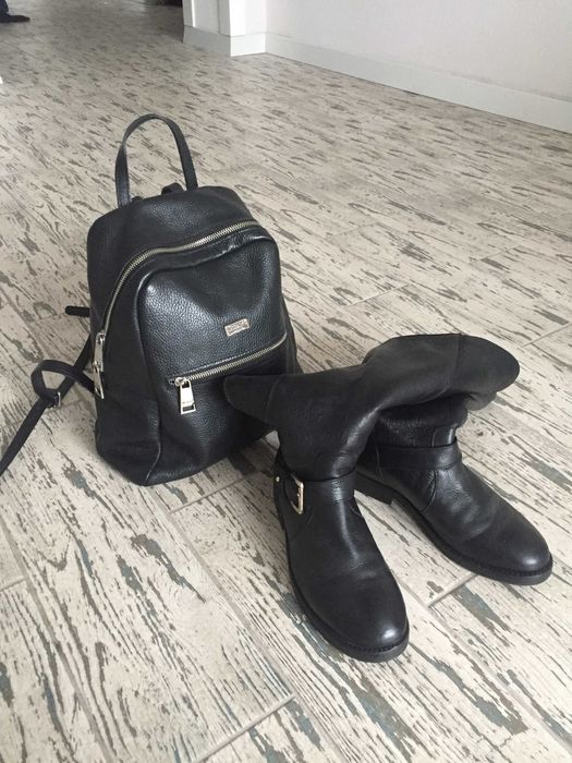 Сапоги ботинки натуральная кожа