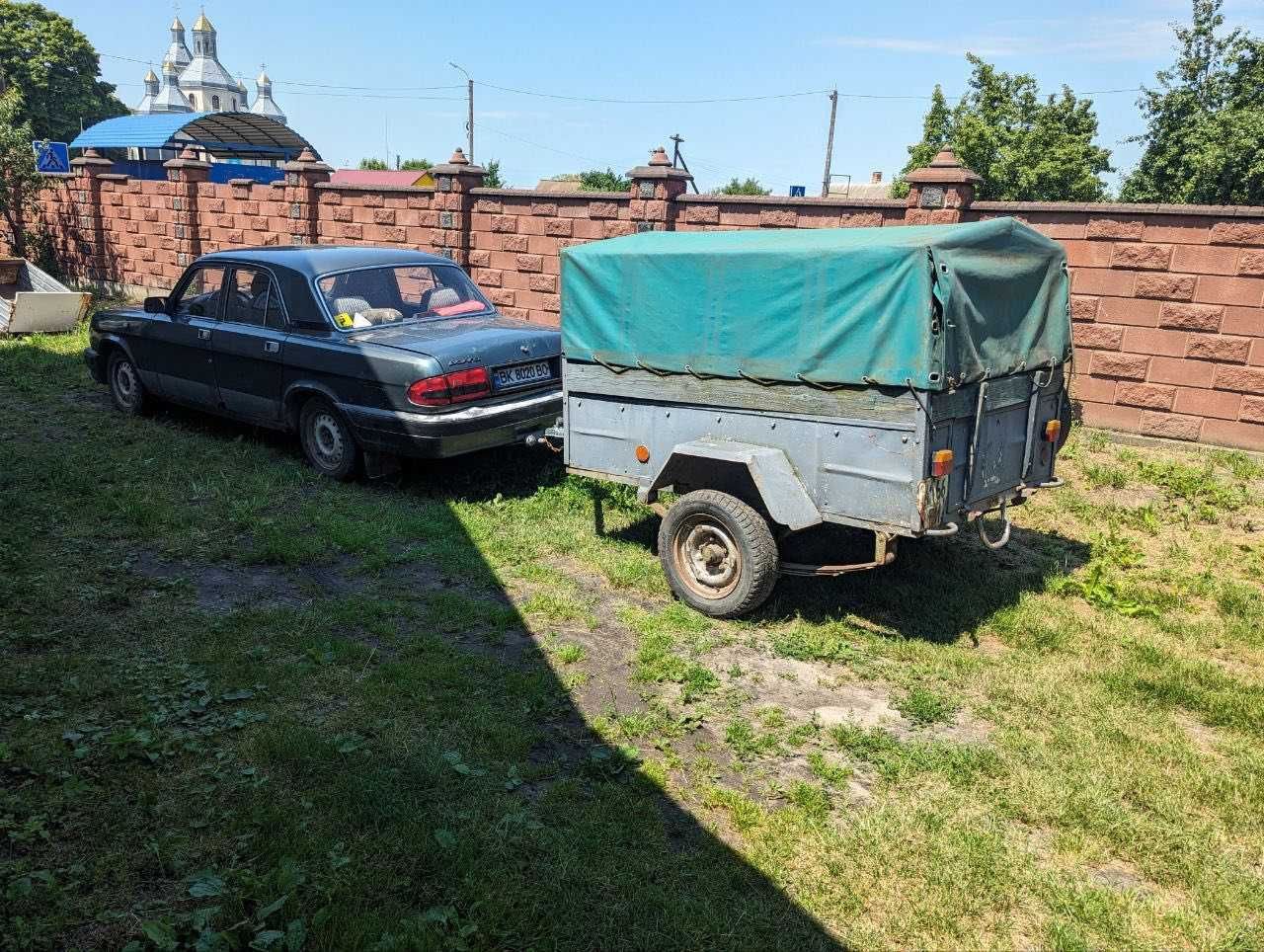ГАЗ-3110 Волга з причепом