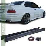 Embaladeiras laterais para BMW Série 3 E36 Look Pack M M3