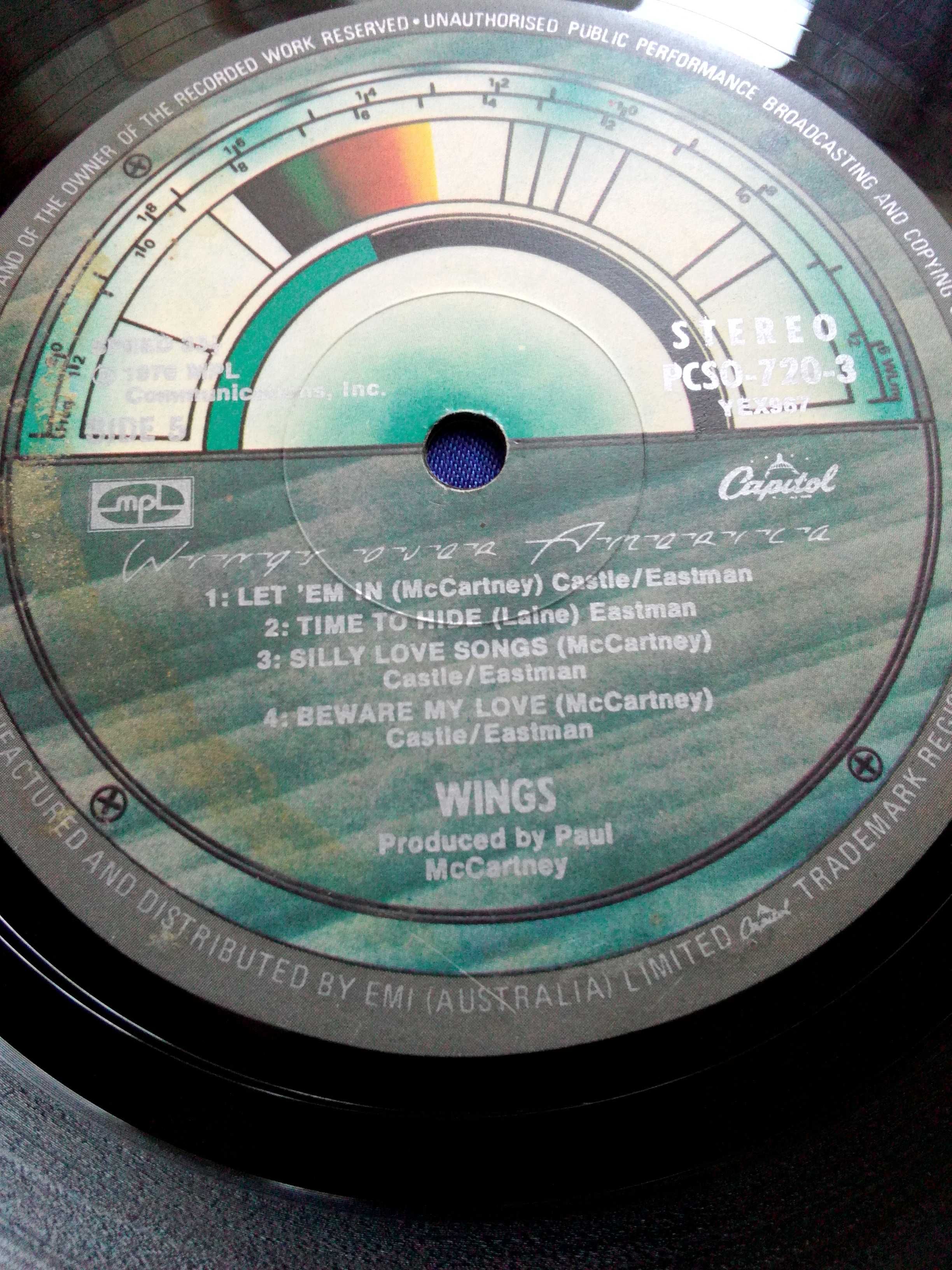 Виниловый тройной альбом Paul McCartney & Wings(Wings over America).