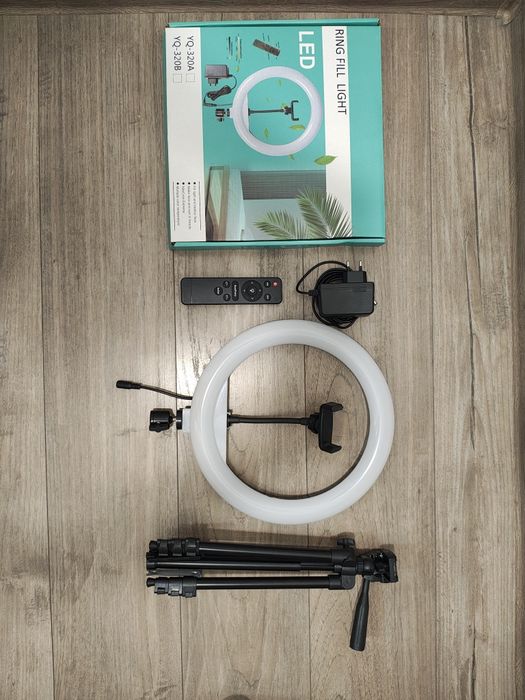 Селфі лампа, кільцева лампа - готовий комплект освітлення