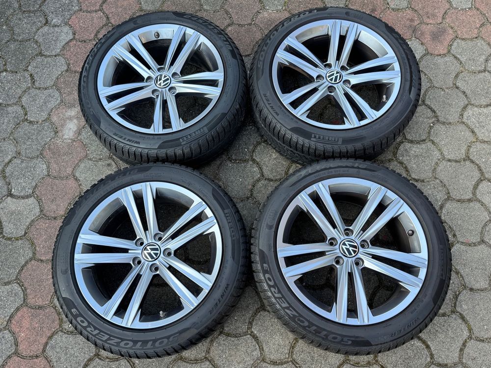 Felgi Vw Arteon R-Line czujniki opony  18 cali 5x112 oryginalne passat