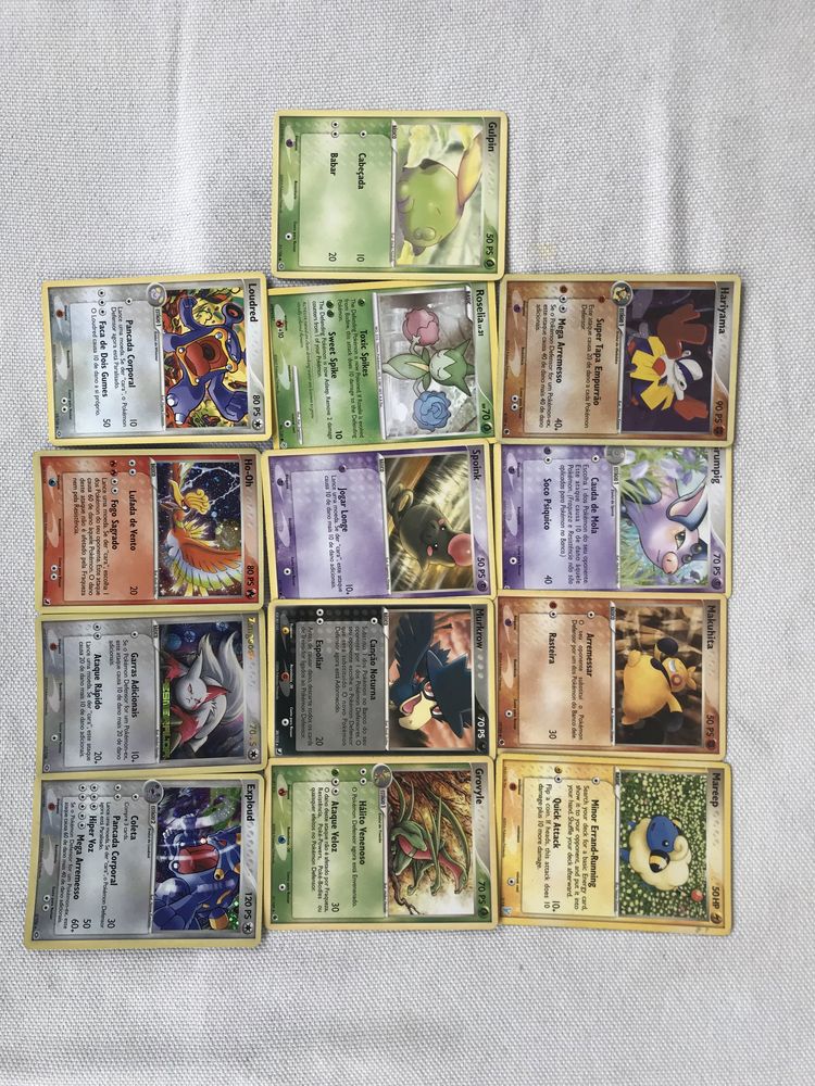 Cartas pokemon 2006 raras - 25 cartas