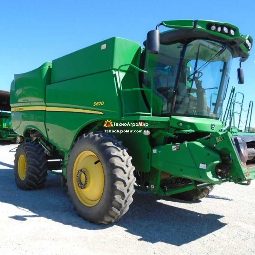 Комбайн John Deere S670, 2012 г.в.