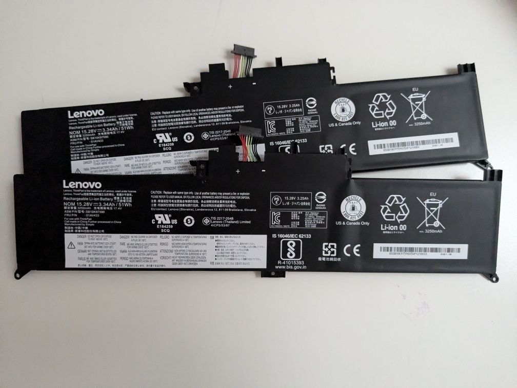Батарея Lenovo Yoga 01AV433 SB10K97590 SB10K97591 X380 370 260