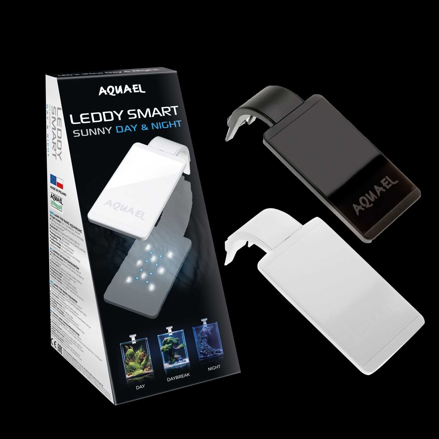 lampka led LEDDY SMART 4,8W SUNNY D&N BIAŁA do akwarium