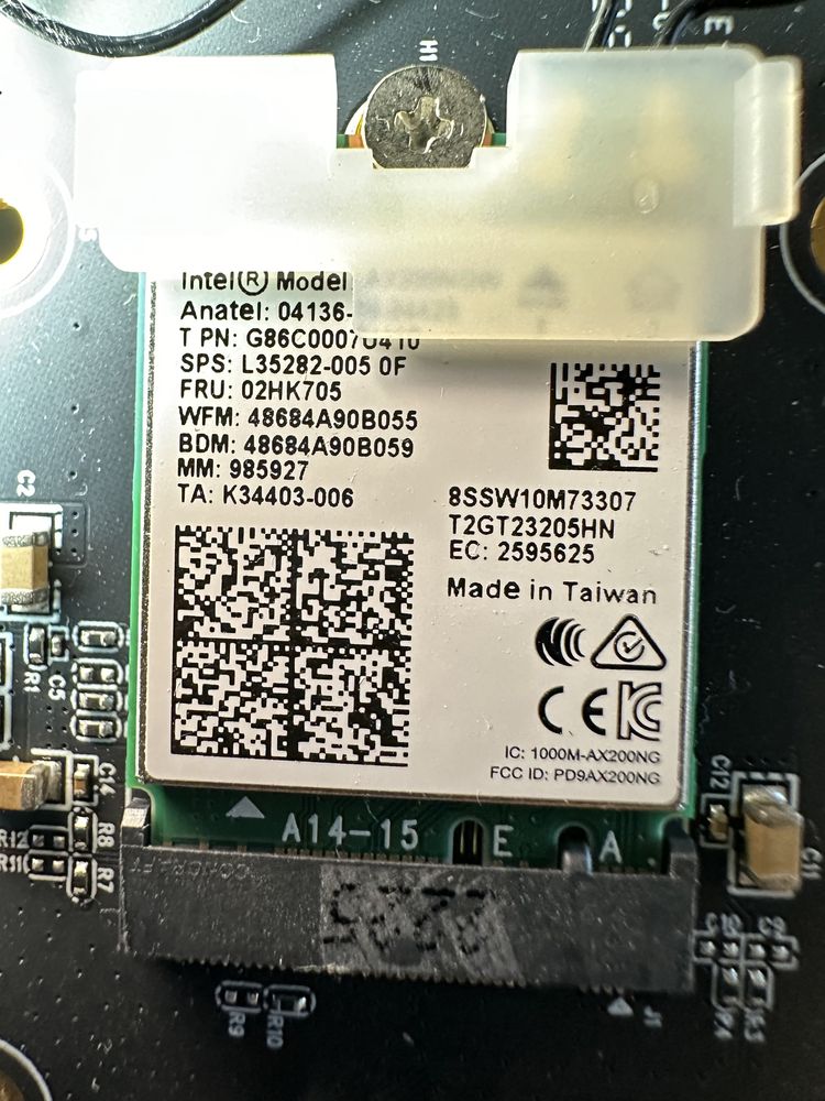 Wi-fi 6 PCI-E Adapter