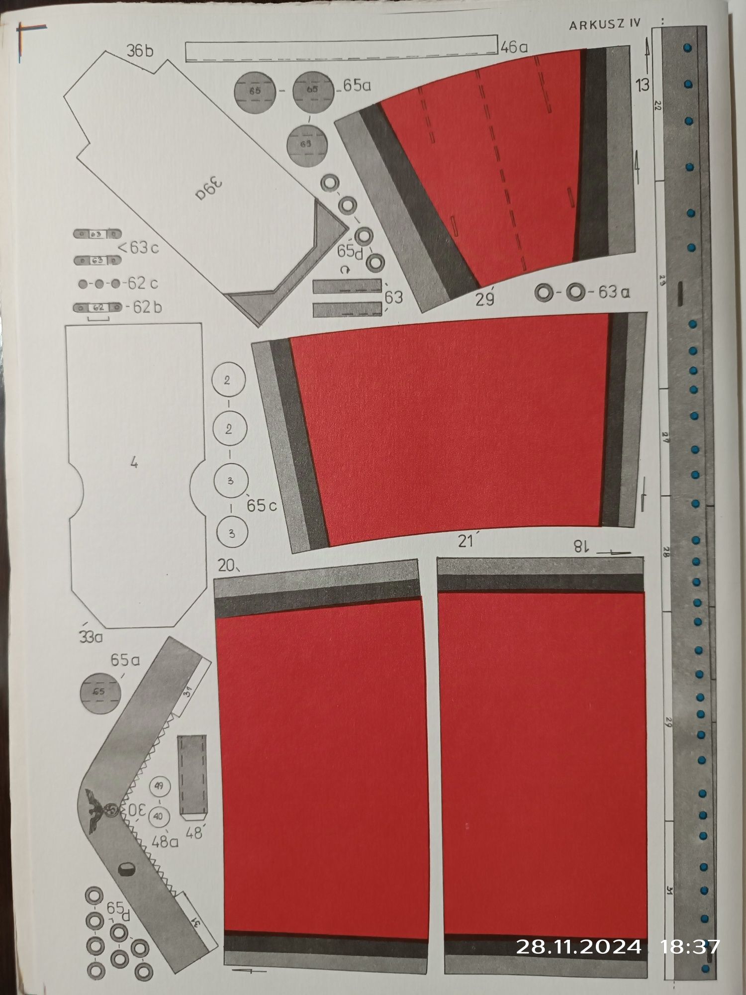 Model krążownik Nürnberg Mały Modelarz 10-11/93