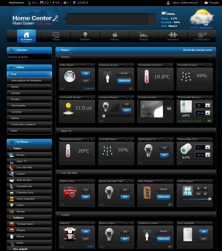 Fibaro Home Center 2 (Automação Residencial com e sem fios)