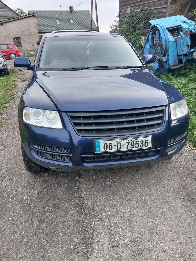 Vw touareg silnik 2.5 tdi BAC skrzynia FEA kolor LD5Q drzwi klapa