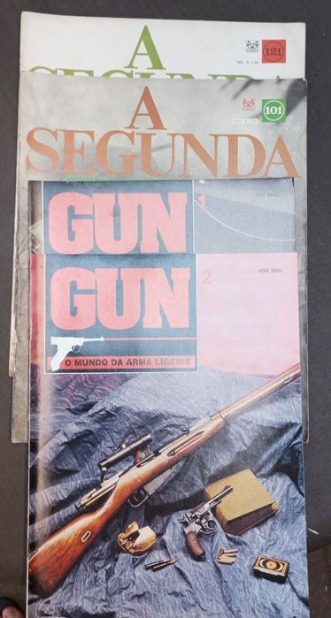 Lote de revistas sobre armas