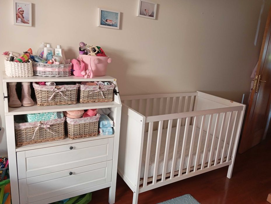 Berço Sundvik IKEA + Colchão Futurocol