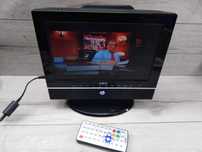 TV-Monitor LCD 10 DVB-T Odtwarzacz DVD Pilot DC 12V Zestaw