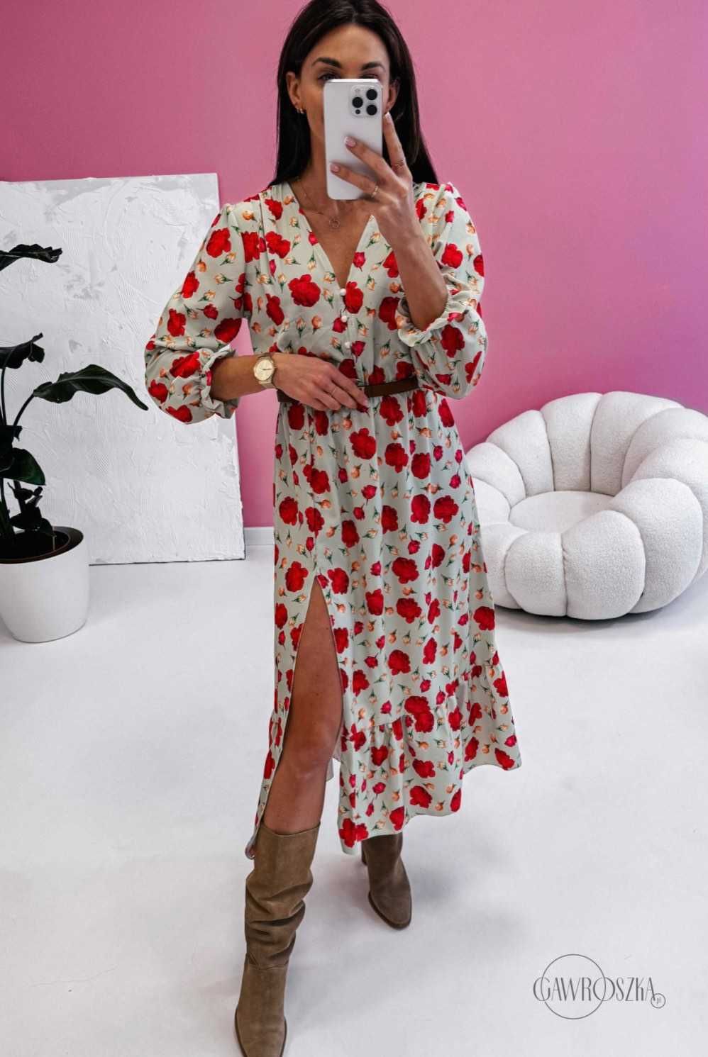 Sukienka biust 130cm,midi,
