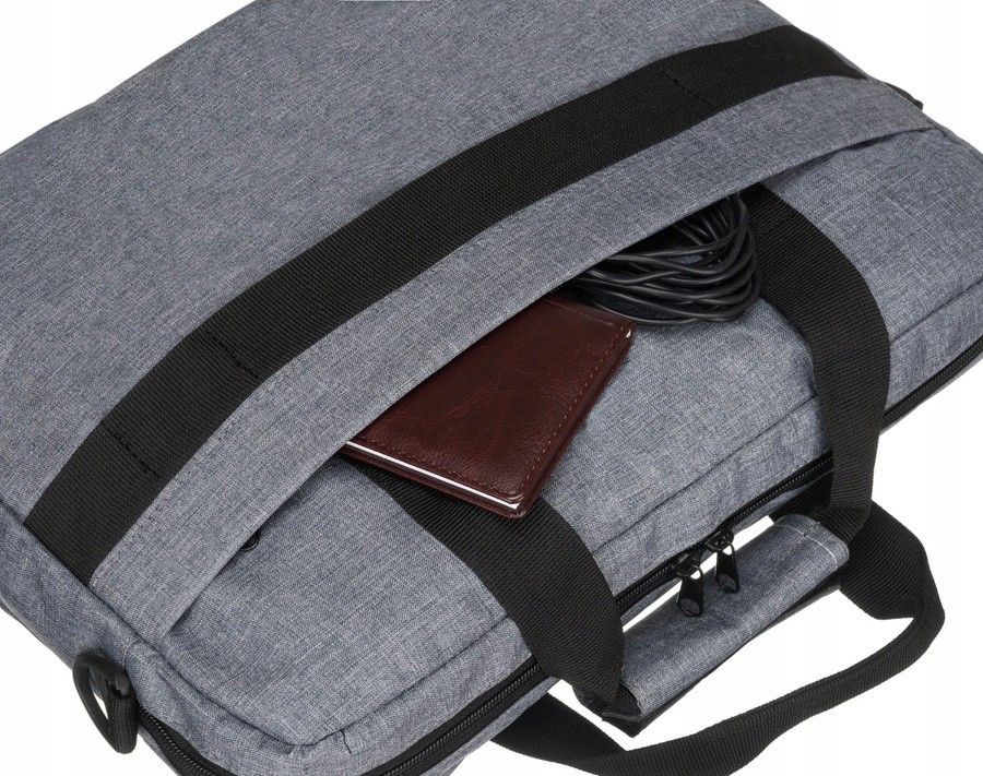 torba na laptopa z wytrzymałego poliestru - peterson