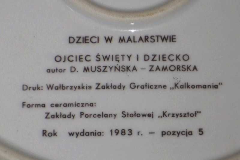 duży talerz wiszący ozdobny JAN PAWEŁ II