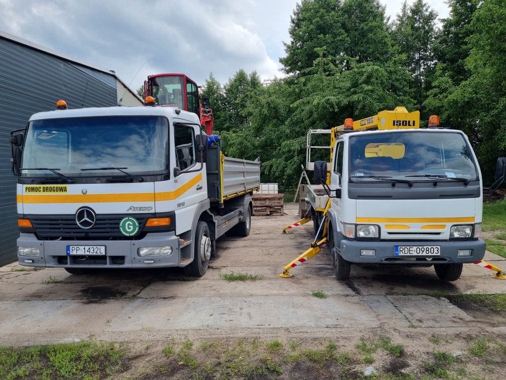 Usługi podnośnikiem koszowym 20 m , możliwość  pracy na hali