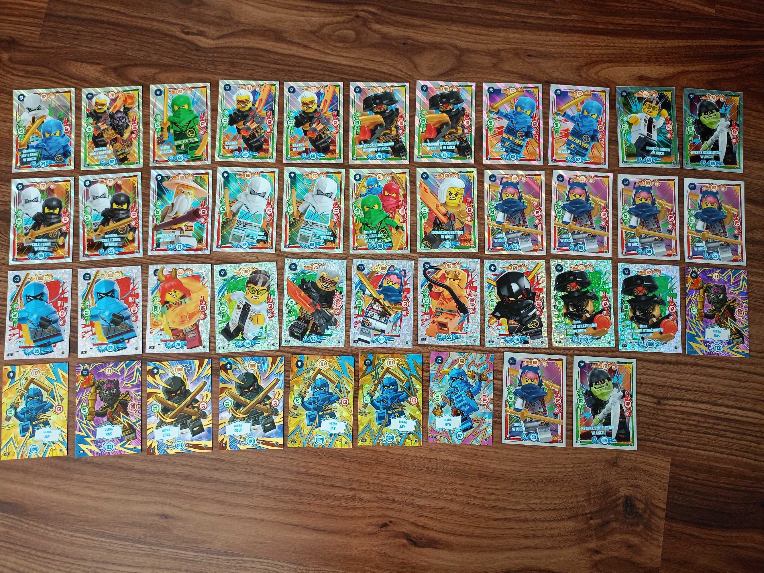 Karty LEGO Ninjago TCG Seria 9 na sztuki (opis)