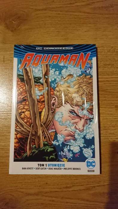 Komiks pt Odrodzenie Aquaman Utonięcie
