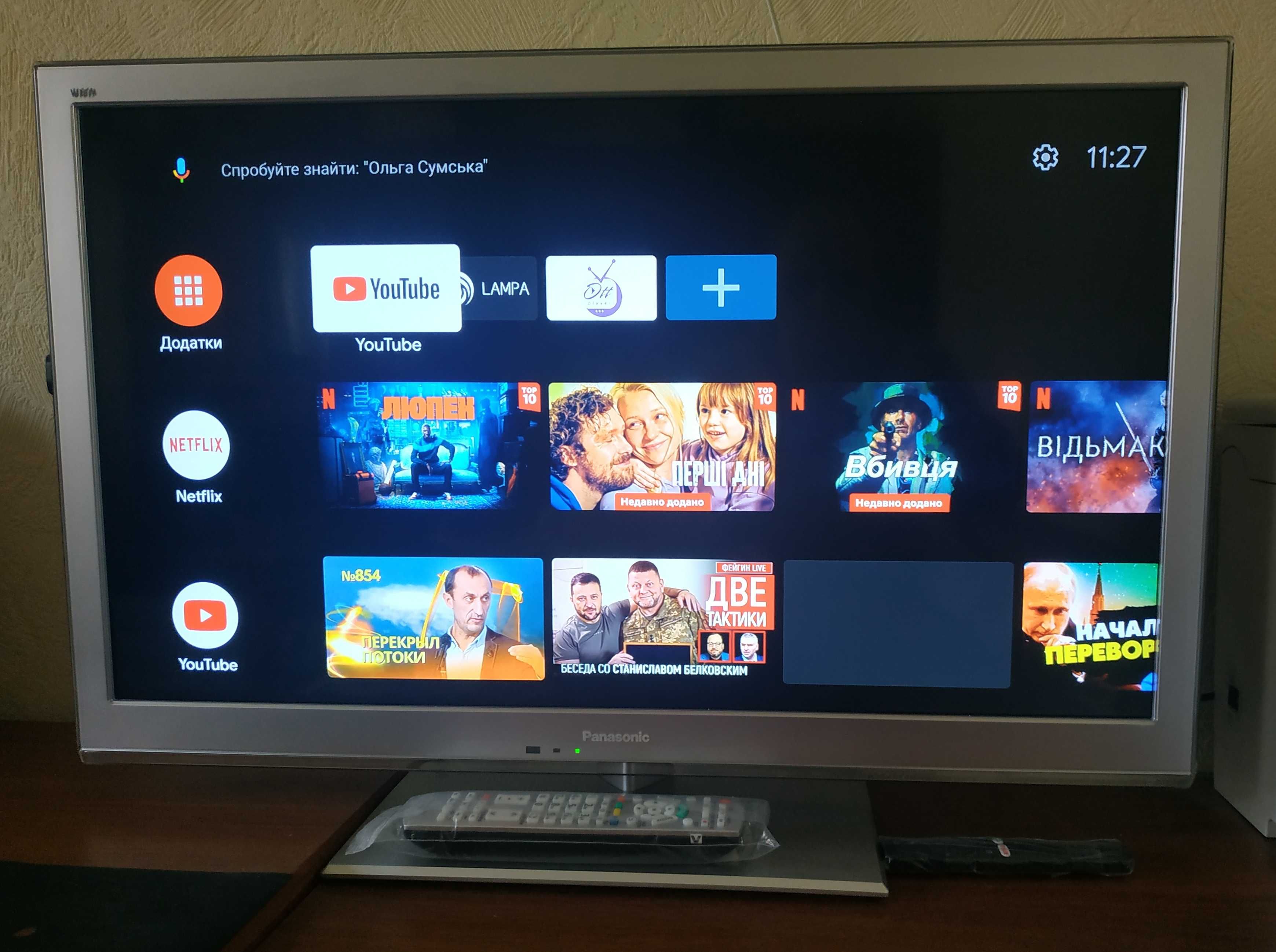 LCD телевізор Panasonic 32'' TX-L32EW35S+Android TV фільми online