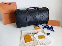 LOUIS Vuitton torba podróżna, skóra, Francja 85-94