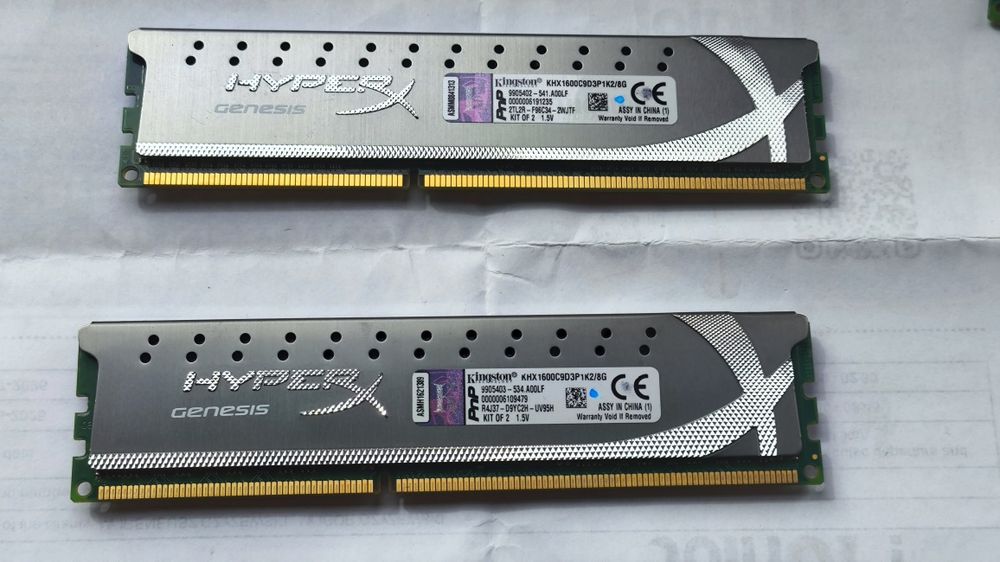 pamięć Ram Kingston 8GB 1600MHz HyperX Genesis CL9 (2x4096) ddr3