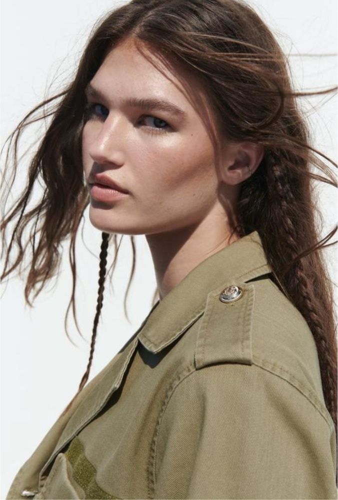 джинсова сорочка  куртка Zara