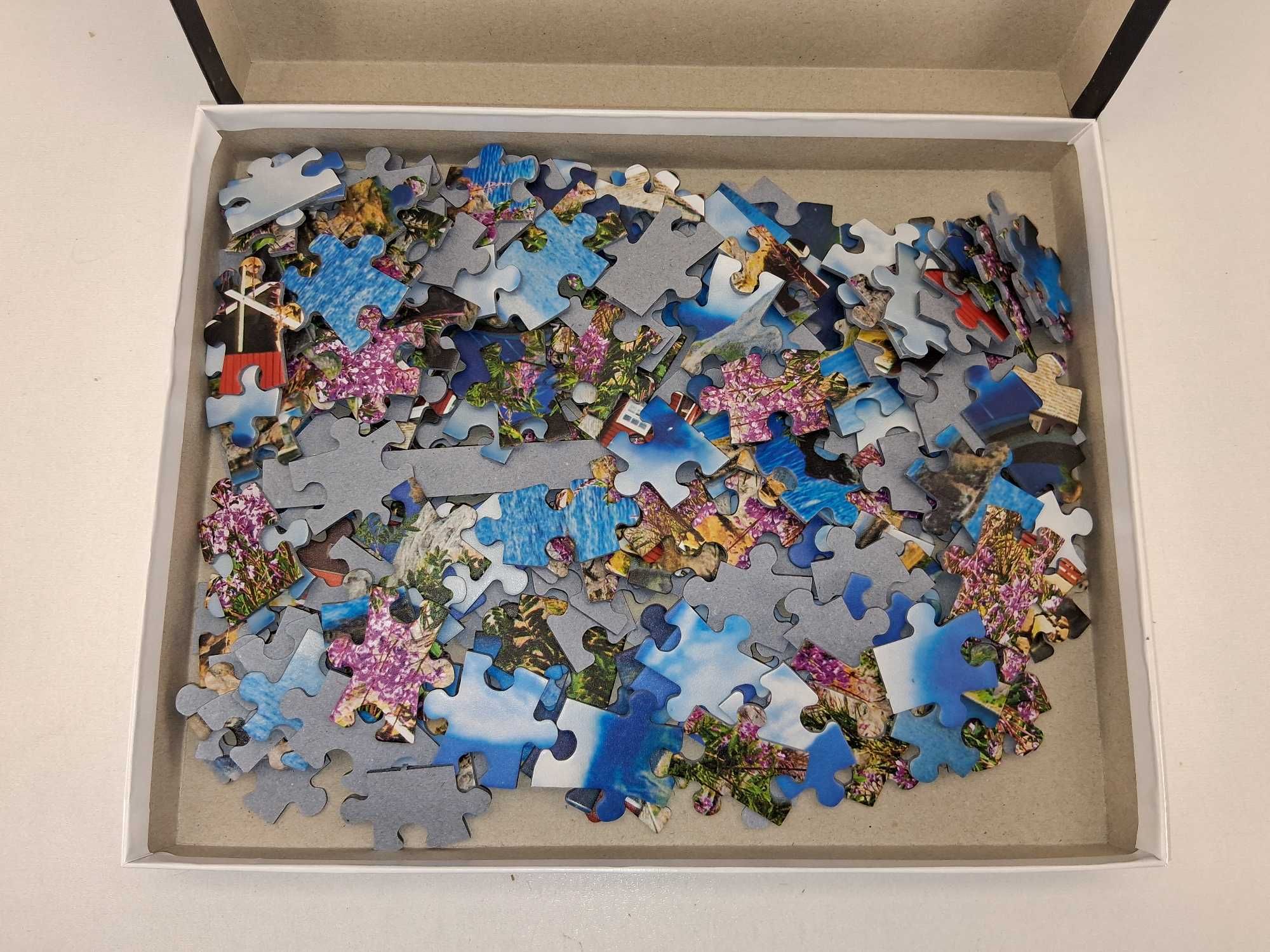 I055 Puzzle Galaxy Krajobraz Skandynawski 200 Elementów