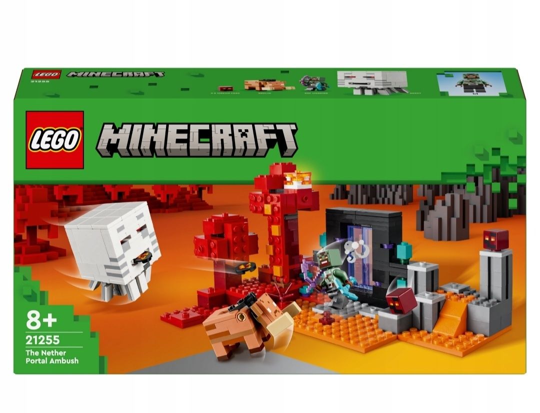 LEGO Minecraft Zasadzka w portalu do Netheru 21255