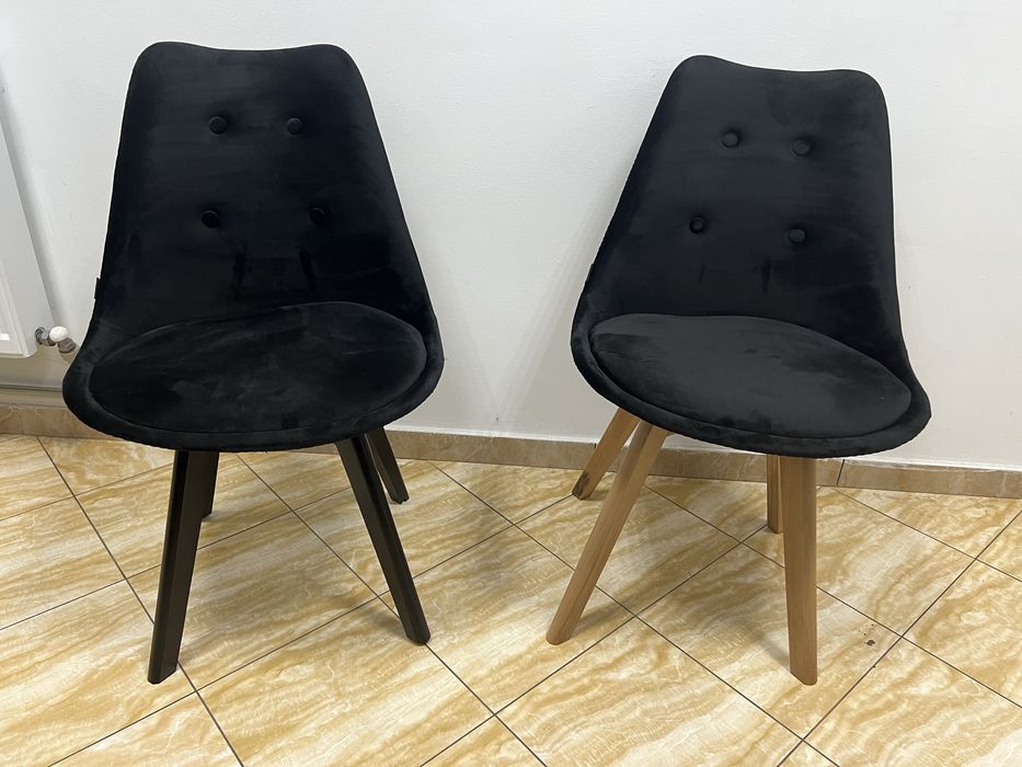 Стілець Mileo Premium Velvet Чорний