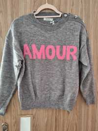Sweterek amour nowy