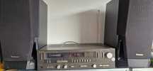 Amplituner Technics SA-222 wraz z kolumnami