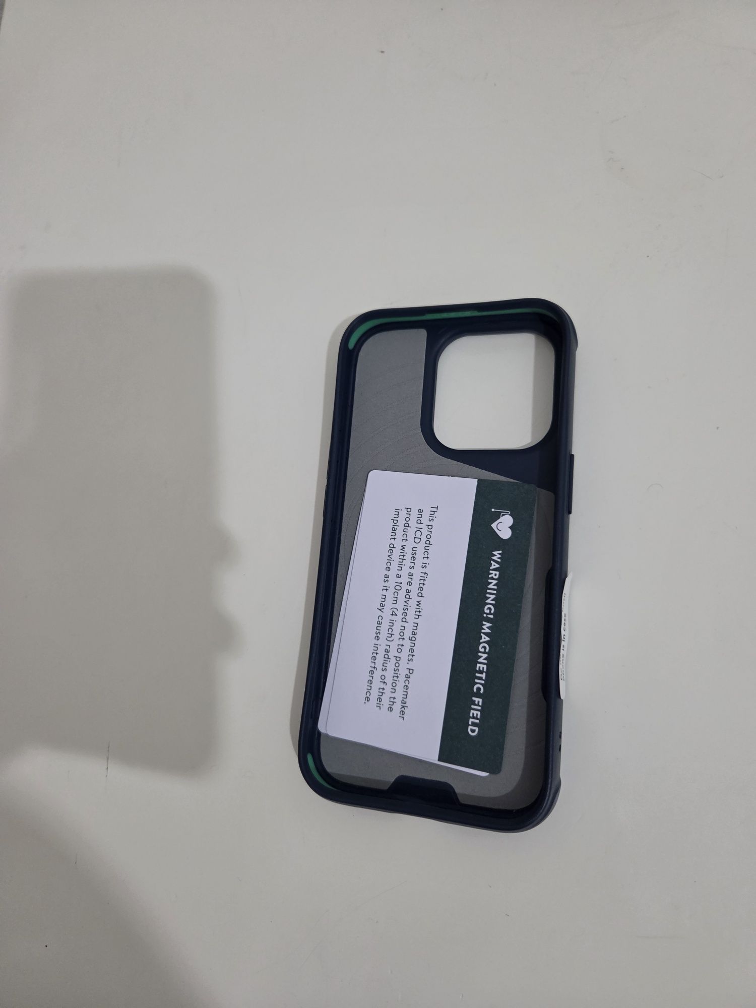 Capa Mous origina azul marinho para iPhone 16 pro