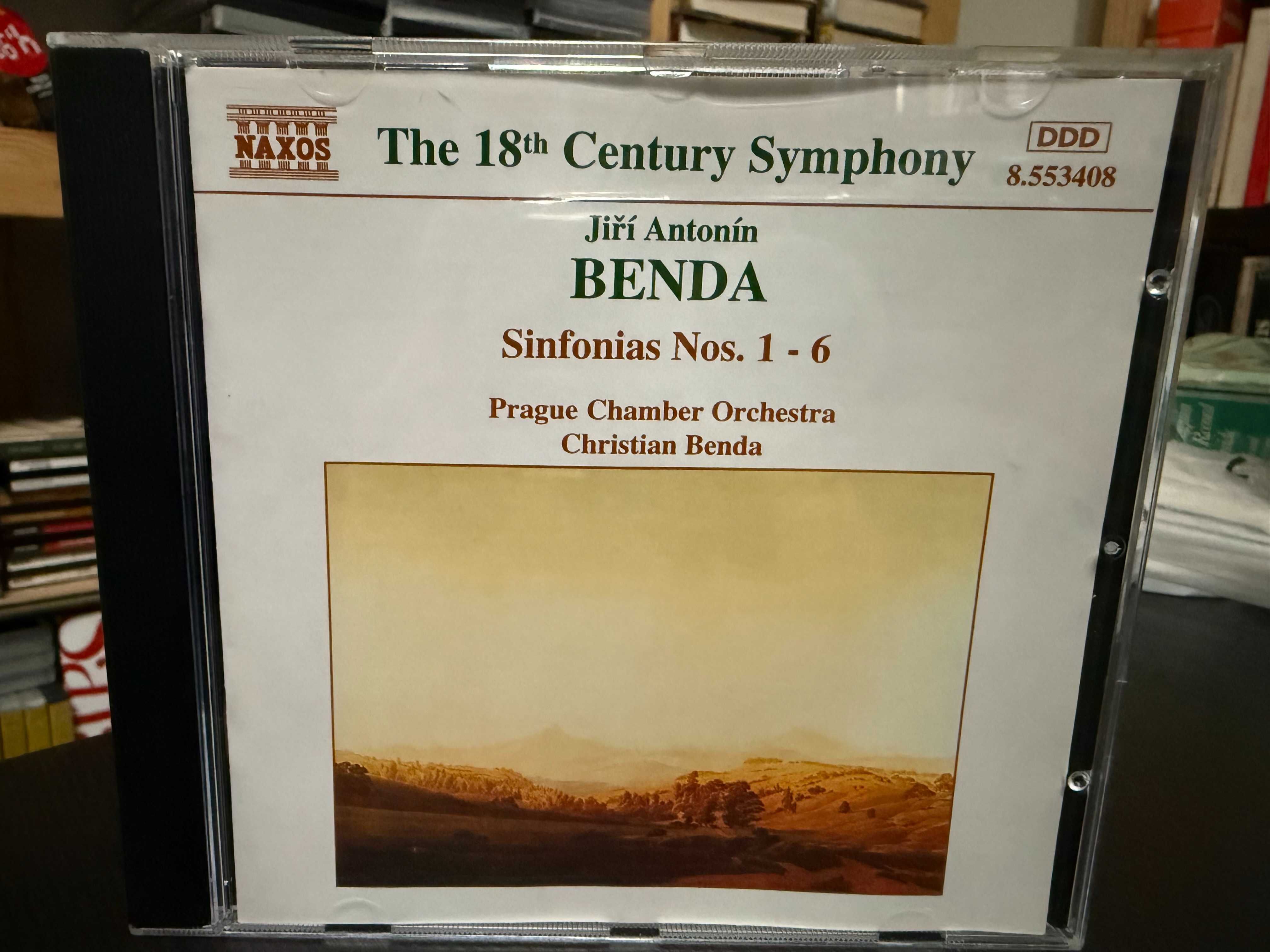 Jiří Antonín Benda – Sinfonias 1-6 – Prague C Orchest, Christian Benda