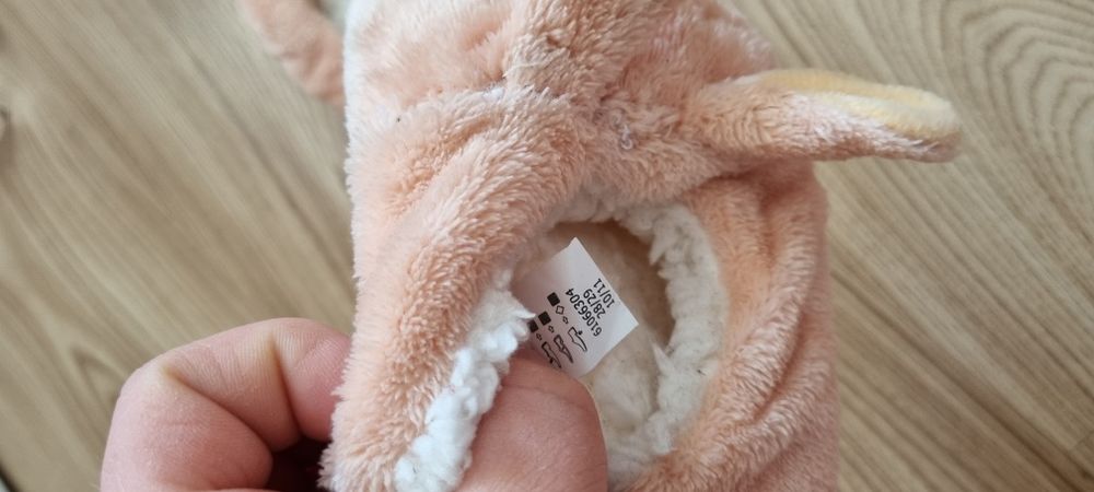 Kapcie króliczki po domu dla dziewczynki roz.28/29  pepcko