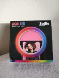 Lampa do zdjęć selfie różne kolory i tryby